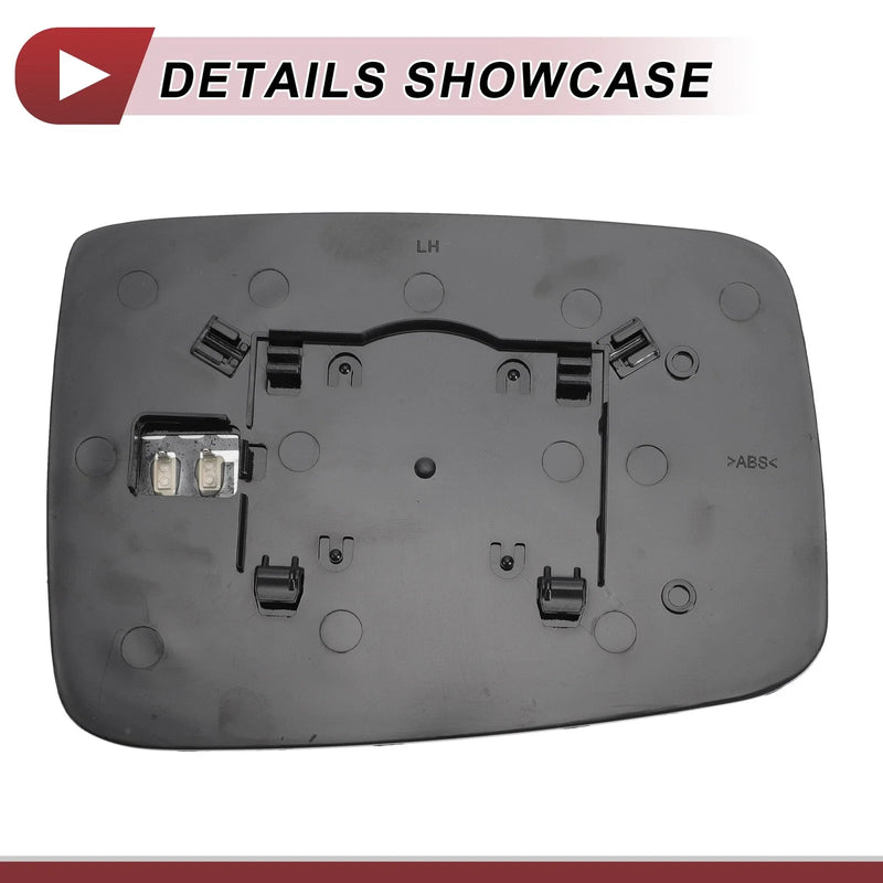 Dodge RAM 1500 2500 Heated Left Driver Side Mirror Glass Replacement