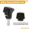 Jeep Compass Windshield Washer Nozzle Kit with Gaskets (2007 - 2010)