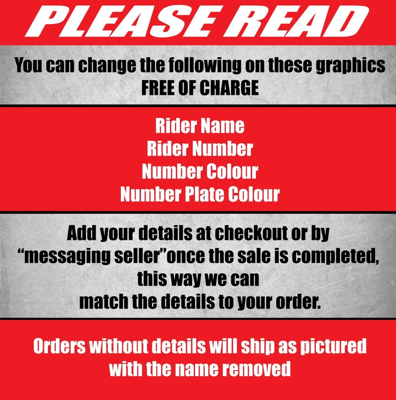 Honda CRF 50 (2004-2021) Stickers Graphics Custom Decal Kit HAWK STYLE