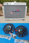 Jeep CJ, CJ5, CJ7 V8 Aluminum Alloy Radiator + Fans (1972-1986)