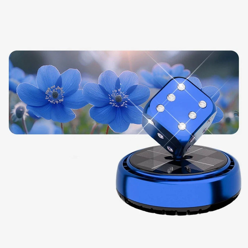 Car Dice Shape Car Air Freshener with Solar Power