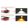 Car 10 x 23MM Dual Color Eagle Eye 12LED DRL Daytime Running Lights