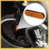 Motorcycle 4pcs / 3.98x1.18in / Universal Reflector Oval Safety Reflector Orange