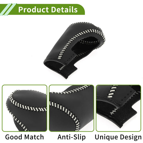 Chevrolet Malibu (2016-2020) Black Beige 1 Pc Gear Shift Knob Cover