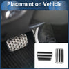 Honda CR-V (2017-2022) Silver Tone Foot Accelerator Pedal Covers