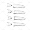 Ford Territory 4 x Chrome Handle Covers (2004-2018)