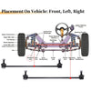 Honda Stream 2 x Front Sway Bar Links Stabilizer Kit (2000-2006)