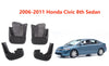 2006-2011 Honda Civic 8th Sedan Mud Flaps Splash Guards (2006-2011)