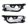 Hyundai Veloster Door Handle Inner Set of 2 Silver (2011–2017)