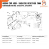 Nissan Navara D40 R51 Radiator Cap (2005-2015)