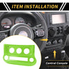 Jeep Wrangler JK JKU (2011-2017) Light Green AC Switch Control Cover Trim