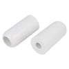 Pair / 10mm / Motorcycle Frame Sliders Universal Extended Anti Crash Protector White