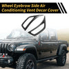 Jeep Wrangler JL JLU Fender Side Air Vent Covers (2018-2023)