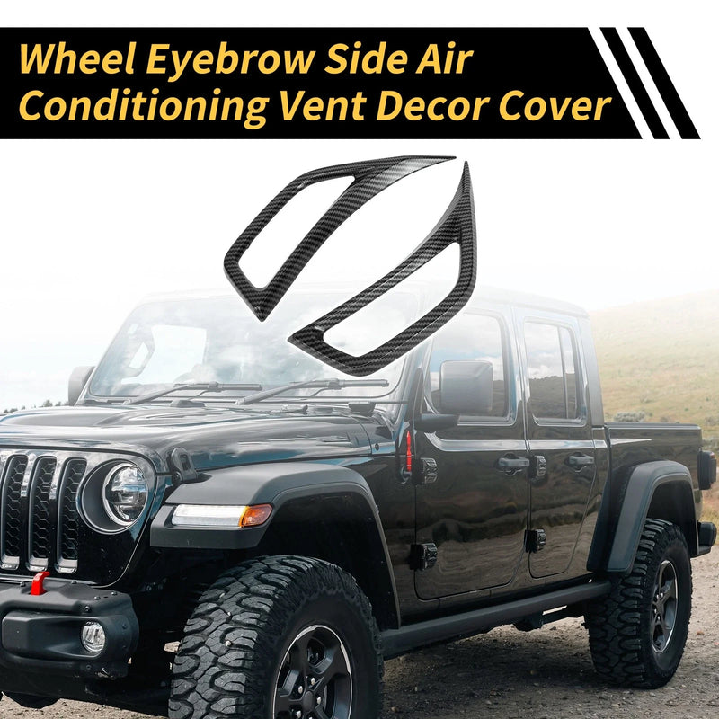 Jeep Wrangler JL JLU Fender Side Air Vent Covers (2018-2023)