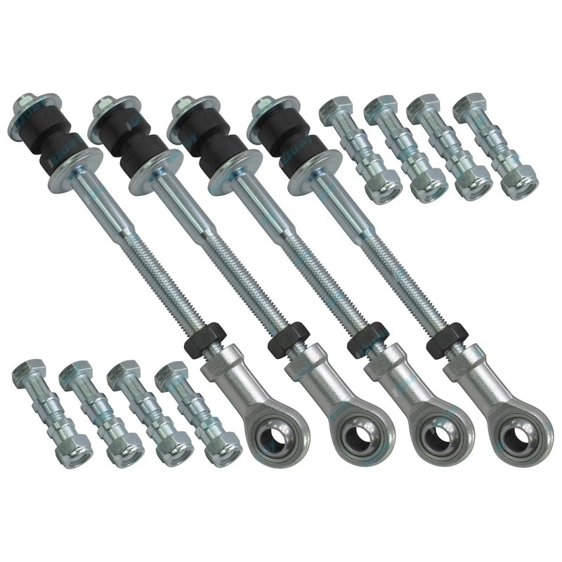 Nissan 2-8" GQ Y60 Patrol Front + Rear Extended Adjustable sway bar link kit