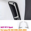 Lexus RX 350 350h Chrome Steel Front Bumper Fog Light Cover Trim (2023–2024)