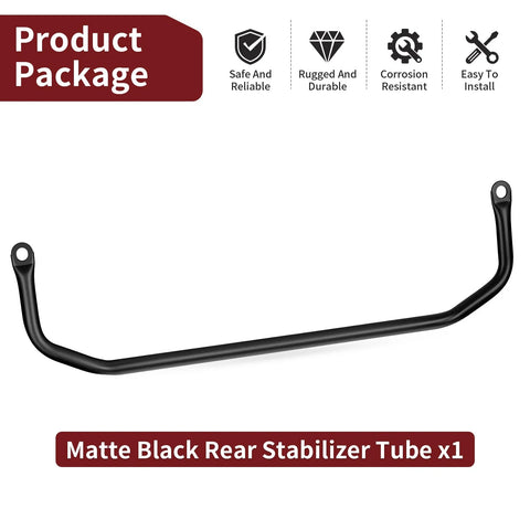 Polaris Ranger ETX Stabilizer Tube, Rear, Matte Black (2015–2016)