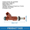Toyota Camry LE SE XLE 3.5L Fuel Injector 6 x No.23209-0P040 (2007-2011)