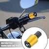 Motorcycle 1 Pair Gold Tone 7/8 inch Handlebar End 22mm
