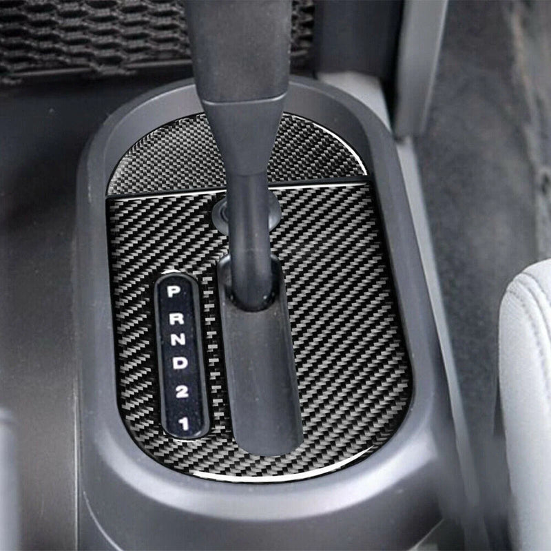 Jeep Wrangler JK (2007-2010) Carbon Fiber 2 x Gear Shift Panel Covers