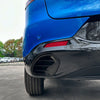Alfa Romeo Tonale 2 x Gloss Black Rear Bumper Side Vent Covers (2023-2025)