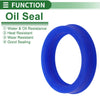 Oil Seal 38x48x10mm Rotary Shaft Seal TPU Blue 5 Pcs