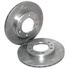 Hilux 2 x Drilled+Slotted Front Disc Brake Rotors (1989–1999)