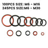 100pcs/245pcs Assorted Sealing Gasket