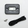 BLACK ATV Motorcycle Dirt Bike Sk Engine Inductive Waterproof Hour Meter