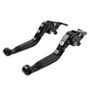 Honda CBR600RR CBR1000RR Black Extendable Brake Clutch Levers (07-22 08-21)