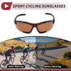 Motorcycle Riding Goggles Brown Lens Brown Frame Triacetyl Cellulose