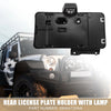 Jeep Wrangler License Plate Holder with Lamp (2007-2018)