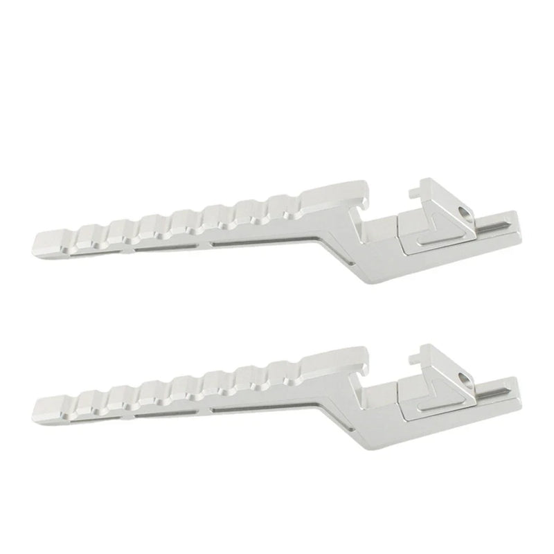 Surron Light Bee S X / L1E & Segway X160 Silver Passenger Foot Peg Extensions