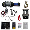 Truck with 5mm x 10m Steel Cable 12V 4000LBS Electric Winch
