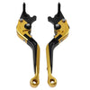 Kawasaki Z1000 ZX6R  Gold Extendable Brake Clutch Levers (2007-2018)