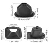 Land Rover Series 2A & 3 Gear Lever & Handbrake Gaiter Set (1961-1985)