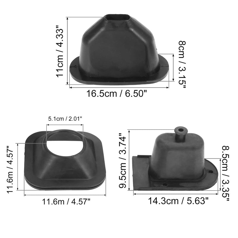 Land Rover Series 2A & 3 Gear Lever & Handbrake Gaiter Set (1961-1985)