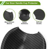 Honda Civic 8th Carbon Fiber Black 4 x Pcs Car Door Handle Cup Protectors