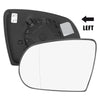 Jeep Cherokee Heated Mirror Glass Replacement Left Side (2014-2019)
