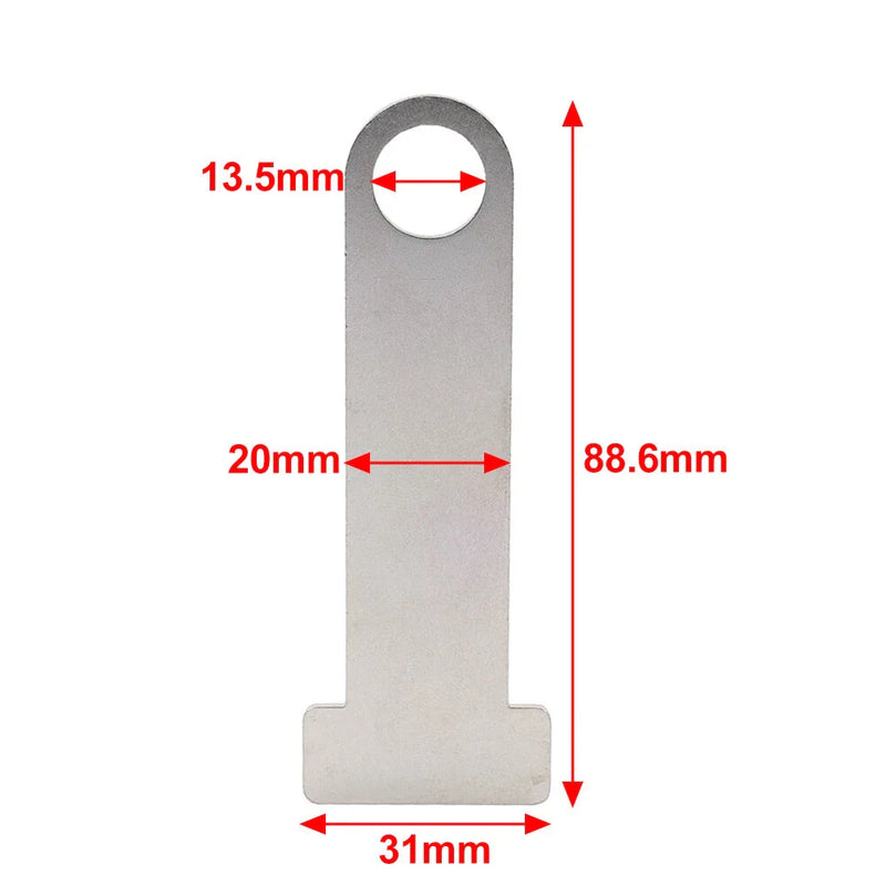 Scooter Biker Universal Motorcycle Helmet D-Ring Steel Lock Extensions