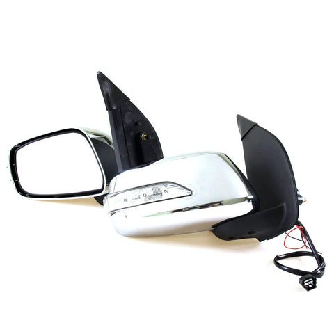 Nissan Navara Pathfinder 2004-2014 Electric Door Wing Mirrors w/LED