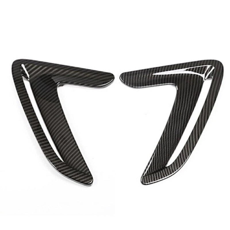 BMW 3 Series GT Black Side Body Marker Fender Air Wing Vent Trim (2013-2017)