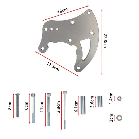 GM R4 Compressor Vortec Engines Aluminum AC Bracket (1988-2013)