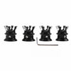 Harley Road King, Glide 4 x Head Bolt Topper Crown Engine Cover Trim