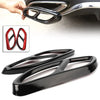 Benz GLC C E Class Black Exhaust Muffler Pipe Cover Trim (2015-2023)