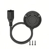 Outdoor RV 15A 125V Shore Power Receptor Rear Cover with 14AWG Wire
