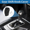 Toyota Camry (2018-2024) Black Gray Faux Leather Car Gear Shift Knob Cover