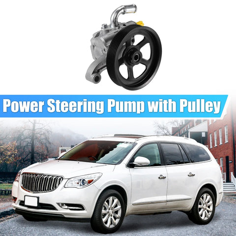 Chevy Traverse 1 Pcs Power Steering Pump with Pulley (2009–2017)