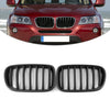 BMW X3 F25 2009-2013 Matte Black Front Radiator Kidney Grille