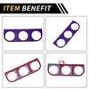 Jeep Wrangler JK (2011-2017) Purple AC Switch Button Control Cover Trim